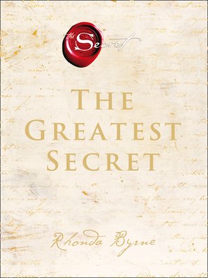 The Greatest Secret - ebook